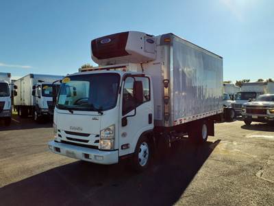 Isuzu NPR 16 ft Refrigerated Truck - 215HP, 6 Speed Automatic, Liftgate