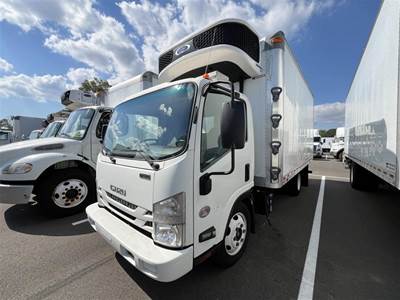 Isuzu NPR 16 ft Refrigerated Truck - 215HP, 6 Speed Automatic