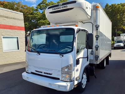 Isuzu NPR 16 ft Refrigerated Truck - 215HP, 6 Speed Automatic, Liftgate