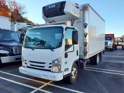 Isuzu NPR 16 ft Refrigerated Truck - 215HP, 6 Speed Automatic, Liftgate