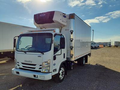 Isuzu NPR 16 ft Refrigerated Truck - 215HP, 6 Speed Automatic, Liftgate