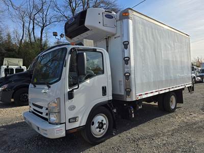 Isuzu NPR 16 ft Refrigerated Truck - 215HP, 6 Speed Automatic, Liftgate