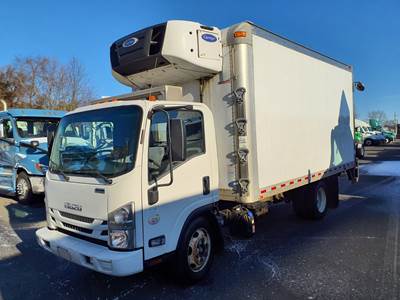 Isuzu NPR 16 ft Refrigerated Truck - 215HP, 6 Speed Automatic, Liftgate