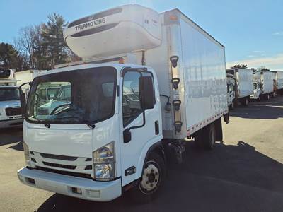 Isuzu NPR 16 ft Refrigerated Truck - 215HP, 6 Speed Automatic, Liftgate