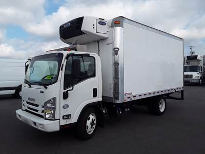 Isuzu NPR 16 ft Refrigerated Truck - 215HP, 6 Speed Automatic