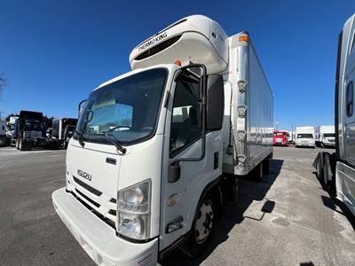 Isuzu NPR 16 ft Refrigerated Truck - 215HP, 6 Speed Automatic, Liftgate