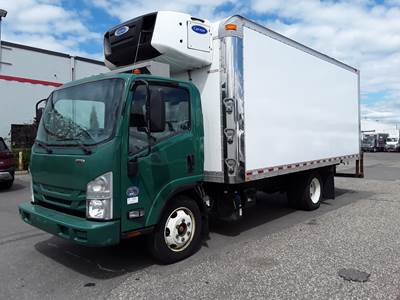 Isuzu NPR 18 ft Refrigerated Truck - 215HP, 6 Speed Automatic