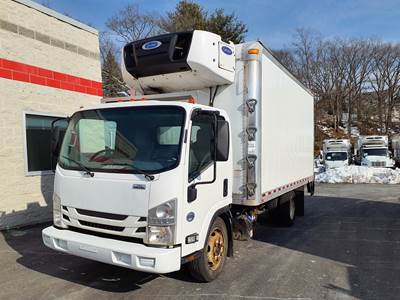 Isuzu NPR 16 ft Refrigerated Truck - 6 Speed Automatic, Liftgate