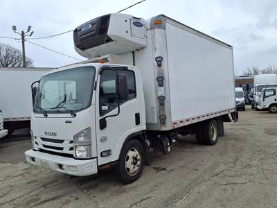 Isuzu NPR 16 ft Refrigerated Truck - 6 Speed Automatic, Liftgate