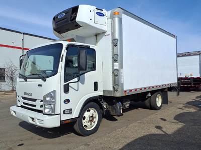 Isuzu NPR 16 ft Refrigerated Truck - 6 Speed Automatic, Liftgate