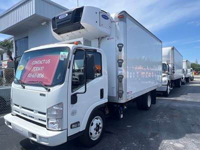 Isuzu NPR 16 ft Refrigerated Truck - 215HP, 6 Speed Automatic