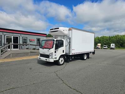 Isuzu NPR 16 ft Refrigerated Truck - 215HP, 6 Speed Automatic, Liftgate
