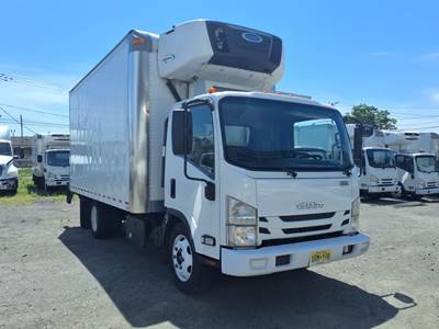 Isuzu NPR 16 ft Refrigerated Truck - 215HP, 6 Speed Automatic, Liftgate