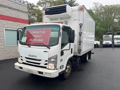 Isuzu NPR 14 ft Refrigerated Truck - 215HP, 6 Speed Automatic