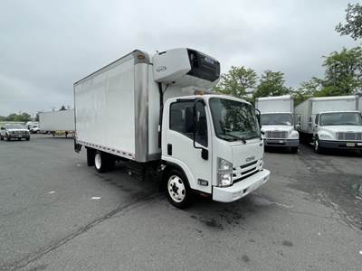 Isuzu NPR 16 ft Refrigerated Truck - 6 Speed Automatic, Liftgate