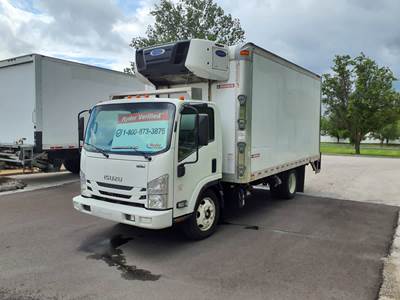 Isuzu NPR 16 ft Refrigerated Truck - 215HP, 6 Speed Automatic, Liftgate