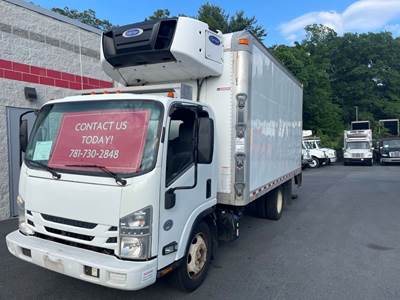 Isuzu NPR 16 ft Refrigerated Truck - 215HP, 6 Speed Automatic, Liftgate