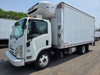 Isuzu NPR 16 ft Refrigerated Truck - 215HP, 6 Speed Automatic