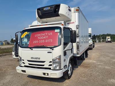 Isuzu NPR 16 ft Refrigerated Truck - 215HP, 6 Speed Automatic, Liftgate