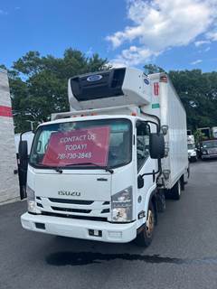 Isuzu NPR 18 ft Refrigerated Truck - 215HP, 6 Speed Automatic, Liftgate