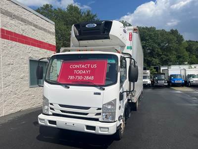 Isuzu NPR 18 ft Refrigerated Truck - 215HP, 6 Speed Automatic, Liftgate