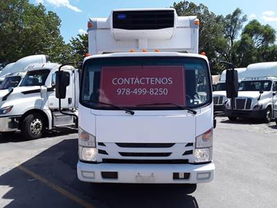 Isuzu NPR 14 ft Refrigerated Truck - 215HP, 6 Speed Automatic