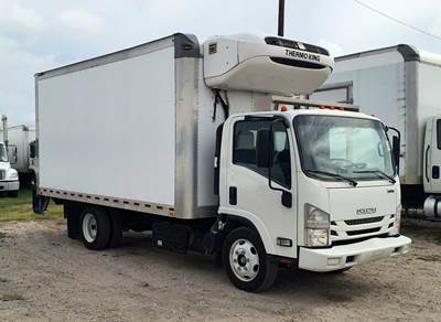 Isuzu NPR 16 ft Refrigerated Truck - 215HP, 6 Speed Automatic, Liftgate