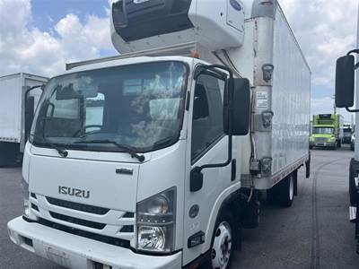 Isuzu NPR 16 ft Refrigerated Truck - 215HP, 6 Speed Automatic, Liftgate