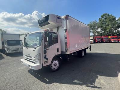 Isuzu NPR 16 ft Refrigerated Truck - 215HP, 6 Speed Automatic, Liftgate