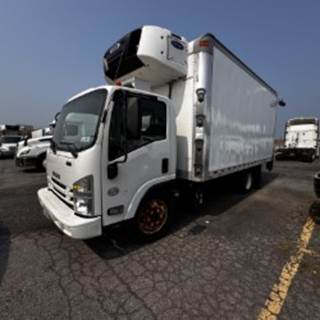 Isuzu NPR 16 ft Refrigerated Truck - 215HP, 6 Speed Automatic, Liftgate