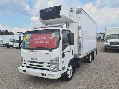 Isuzu NPR 16 ft Refrigerated Truck - 215HP, 6 Speed Automatic, Liftgate