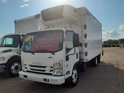 Isuzu NPR 16 ft Refrigerated Truck - 215HP, 6 Speed Automatic, Liftgate