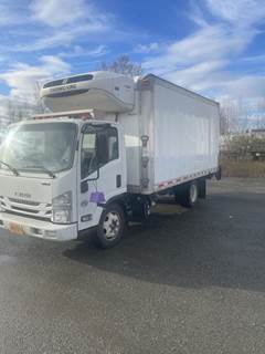 Isuzu NPR 16 ft Refrigerated Truck - 215HP, 6 Speed Automatic, Liftgate