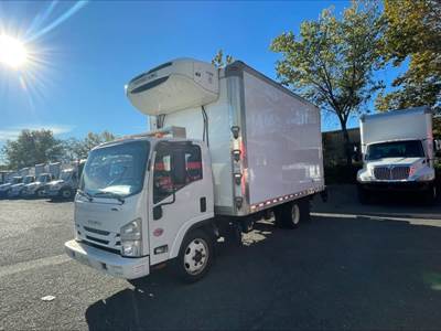 Isuzu NPR 16 ft Refrigerated Truck - 215HP, 6 Speed Automatic, Liftgate