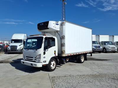 Isuzu NPR 16 ft Refrigerated Truck - 215HP, 6 Speed Automatic
