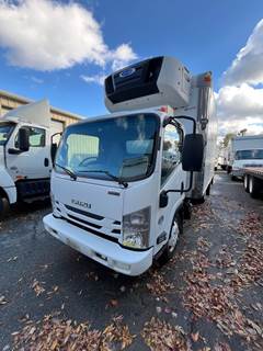Isuzu NPR 16 ft Refrigerated Truck - 215HP, 6 Speed Automatic, Liftgate