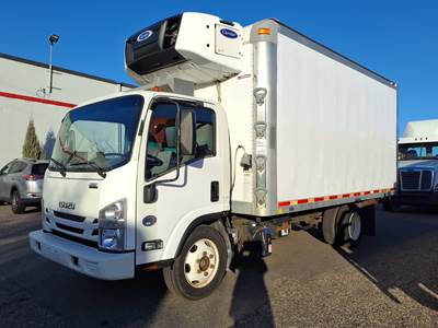 Isuzu NPR 16 ft Refrigerated Truck - 215HP, 6 Speed Automatic, Liftgate