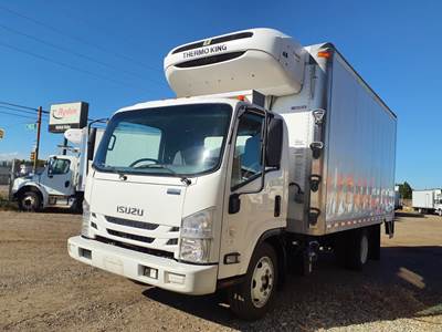 Isuzu NPR 16 ft Refrigerated Truck - 215HP, 6 Speed Automatic, Liftgate