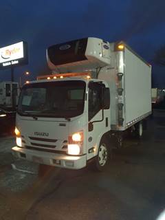 Isuzu NPR 16 ft Refrigerated Truck - 215HP, 6 Speed Automatic, Liftgate