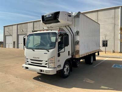 Isuzu NPR 16 ft Refrigerated Truck - 215HP, 6 Speed Automatic