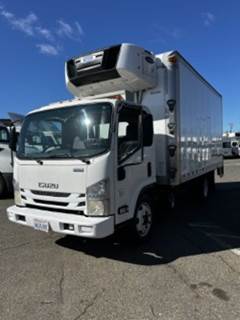 Isuzu NPR 16 ft Refrigerated Truck - 215HP, 6 Speed Automatic, Liftgate