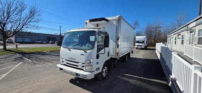 Isuzu NPR 16 ft Refrigerated Truck - 215HP, 6 Speed Automatic, Liftgate
