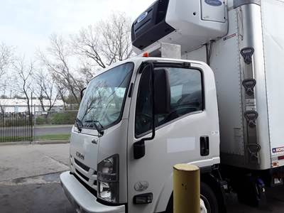 Isuzu NPR 16 ft Refrigerated Truck - 215HP, 6 Speed Automatic, Liftgate