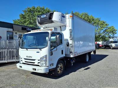 Isuzu NPR 16 ft Refrigerated Truck - 215HP, 6 Speed Automatic, Liftgate