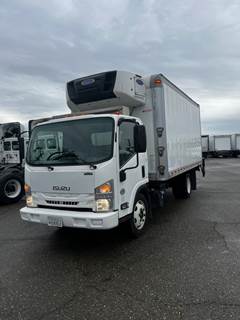Isuzu NPR 16 ft Refrigerated Truck - 215HP, 6 Speed Automatic, Liftgate