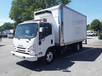 Isuzu NPR 16 ft Refrigerated Truck - 215HP, 6 Speed Automatic