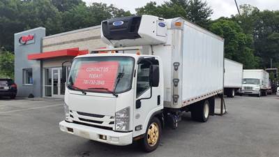 Isuzu NPR 16 ft Refrigerated Truck - 215HP, 6 Speed Automatic, Liftgate