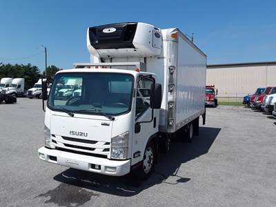 Isuzu NPR 16 ft Refrigerated Truck - 215HP, 6 Speed Automatic, Liftgate