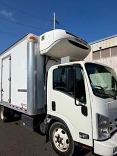 Isuzu NPR 16 ft Refrigerated Truck - 215HP, 6 Speed Automatic, Liftgate