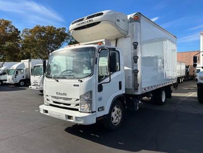 Isuzu NPR 16 ft Refrigerated Truck - 215HP, 6 Speed Automatic, Liftgate